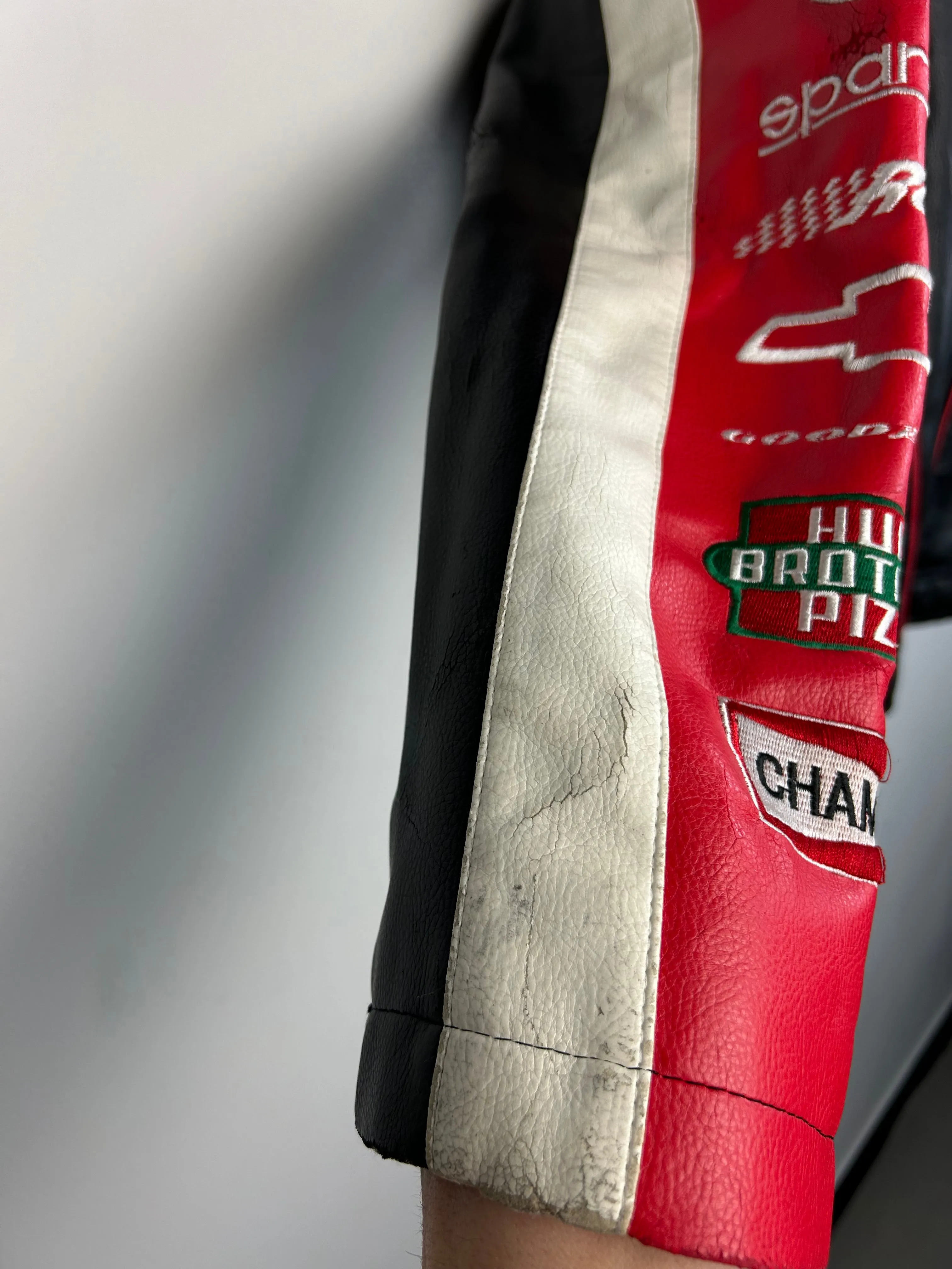 Vintage Nascar Sprint Cup Series Kevin Harvick Leather Racing Jacket
