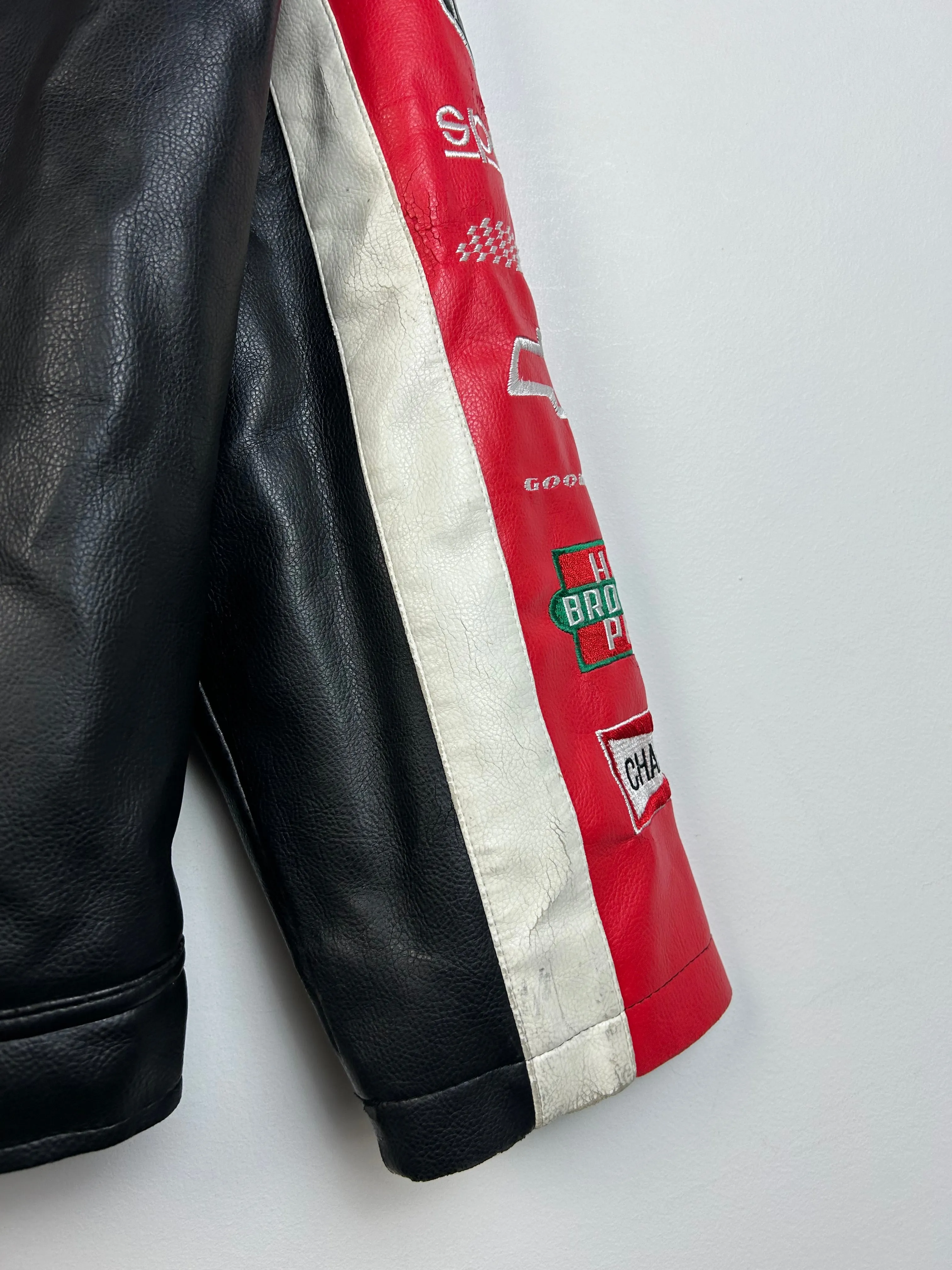 Vintage Nascar Sprint Cup Series Kevin Harvick Leather Racing Jacket