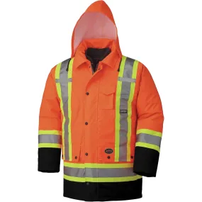 Waterproof 7-in-1 Parka, High Visibility Orange, Medium
