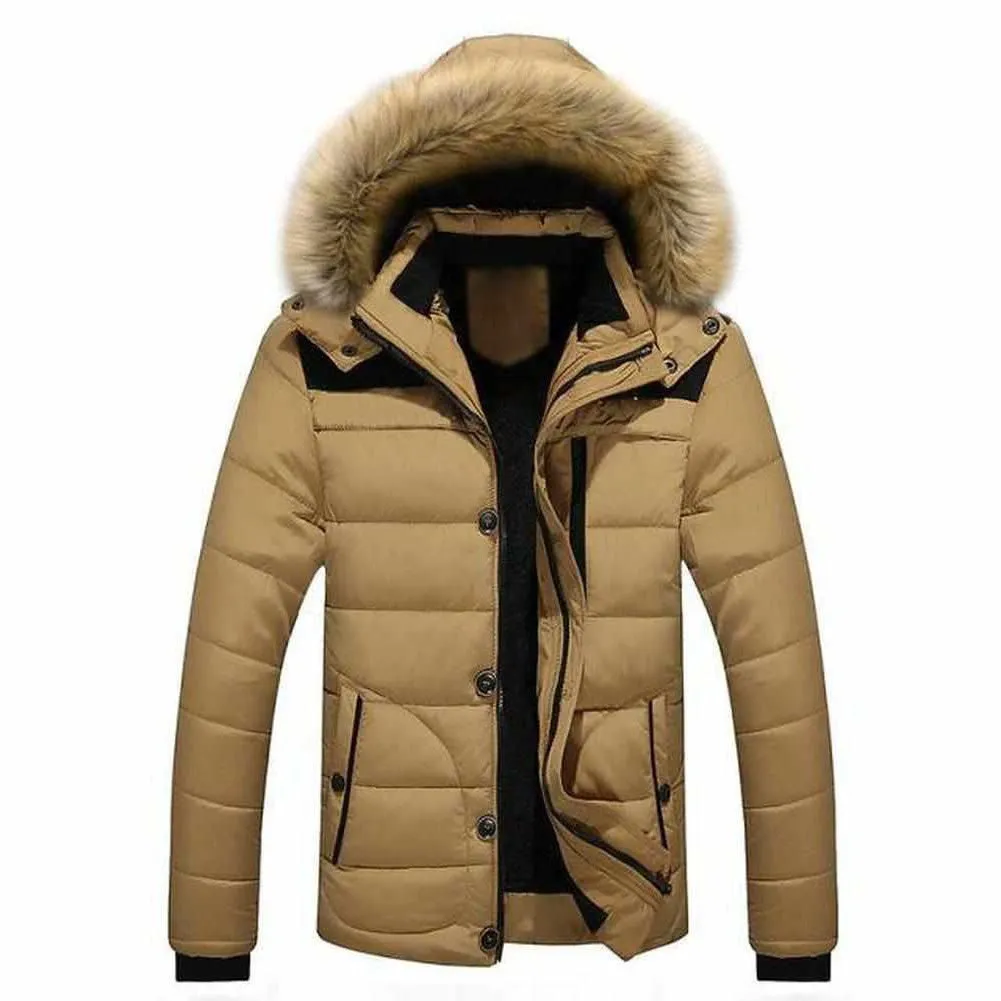 Waterproof Down Insulated Fur Trimmed Hood Parka