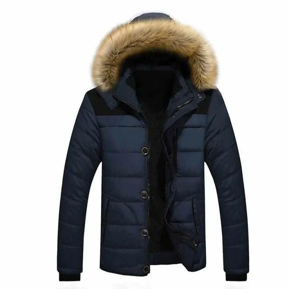 Waterproof Down Insulated Fur Trimmed Hood Parka