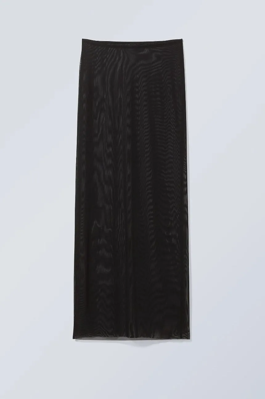 Weekday / Damen-Rock / Mesh Maxi Skirt