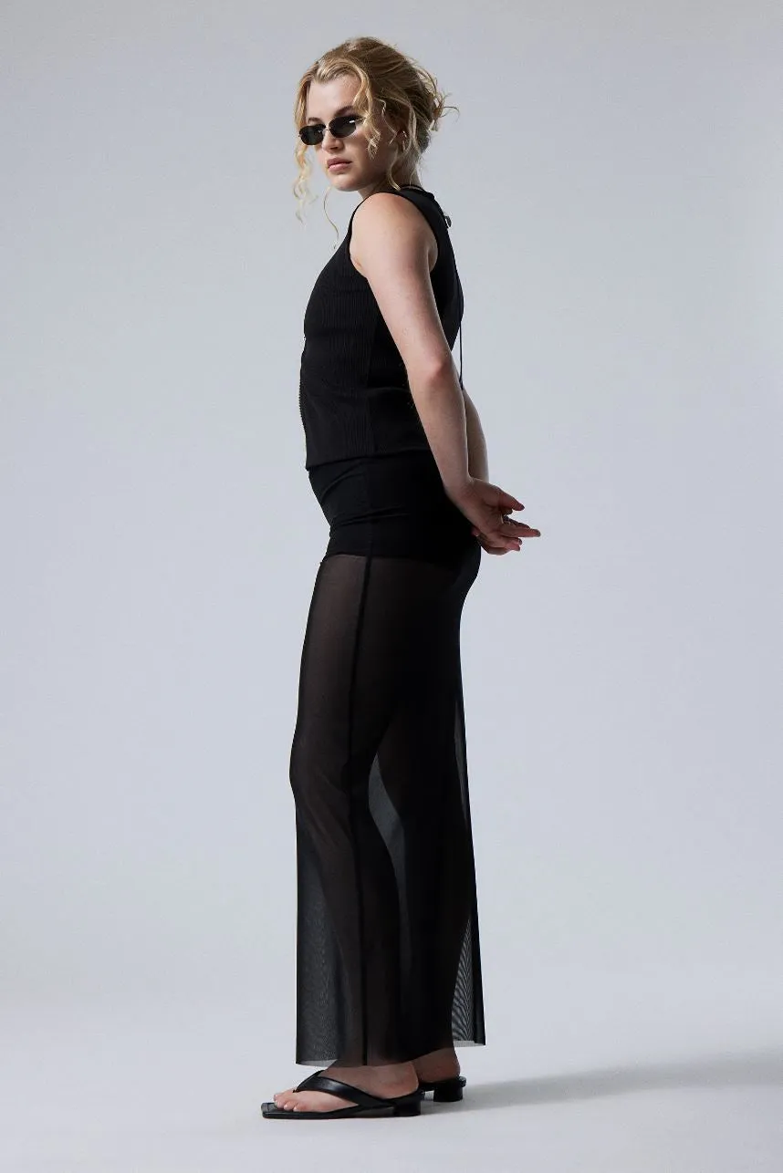Weekday / Damen-Rock / Mesh Maxi Skirt