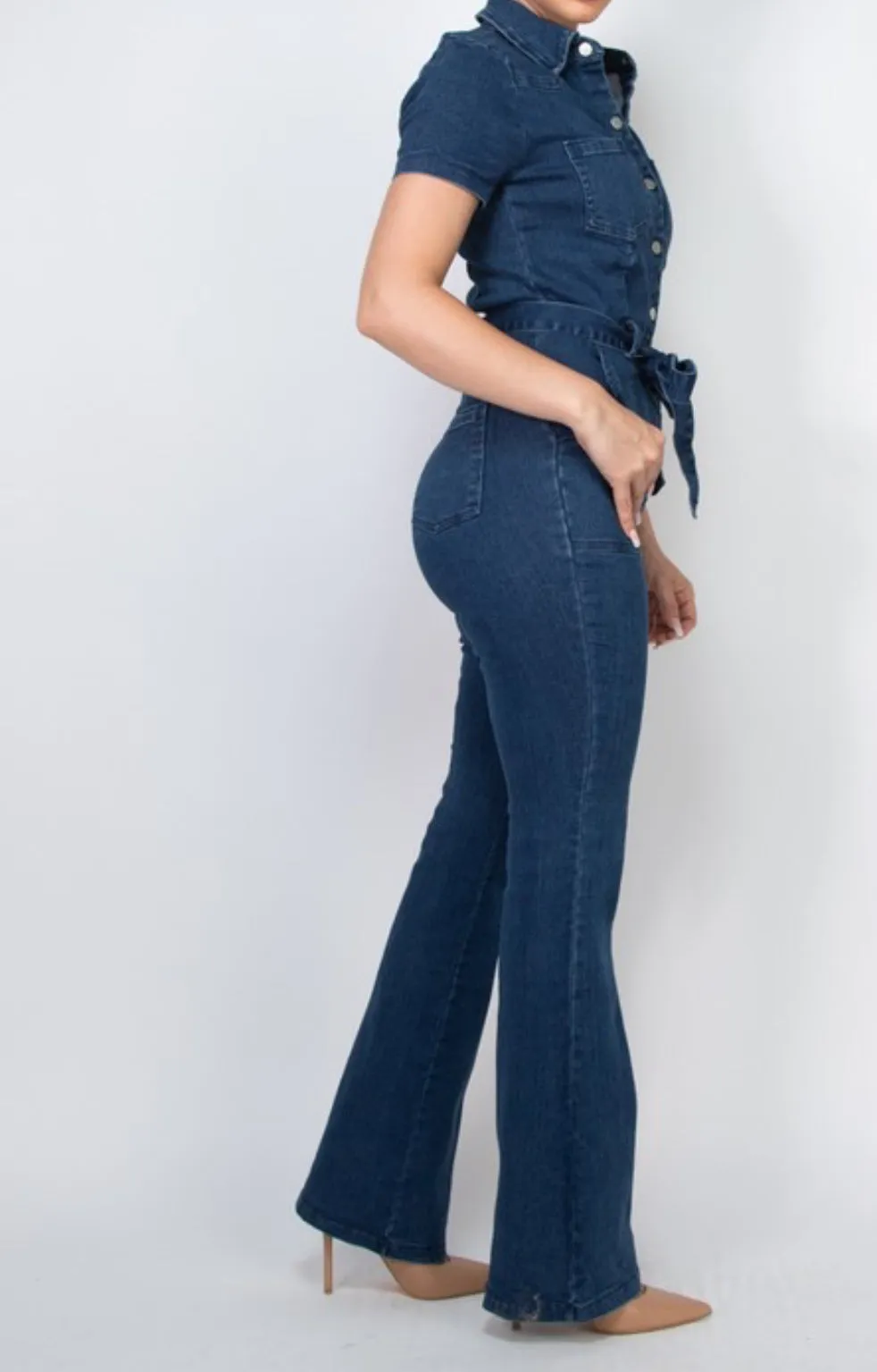 Women Jumpsuit/Dark Denim-HMP40842