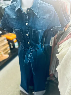 Women Jumpsuit/Dark Denim-HMP40842