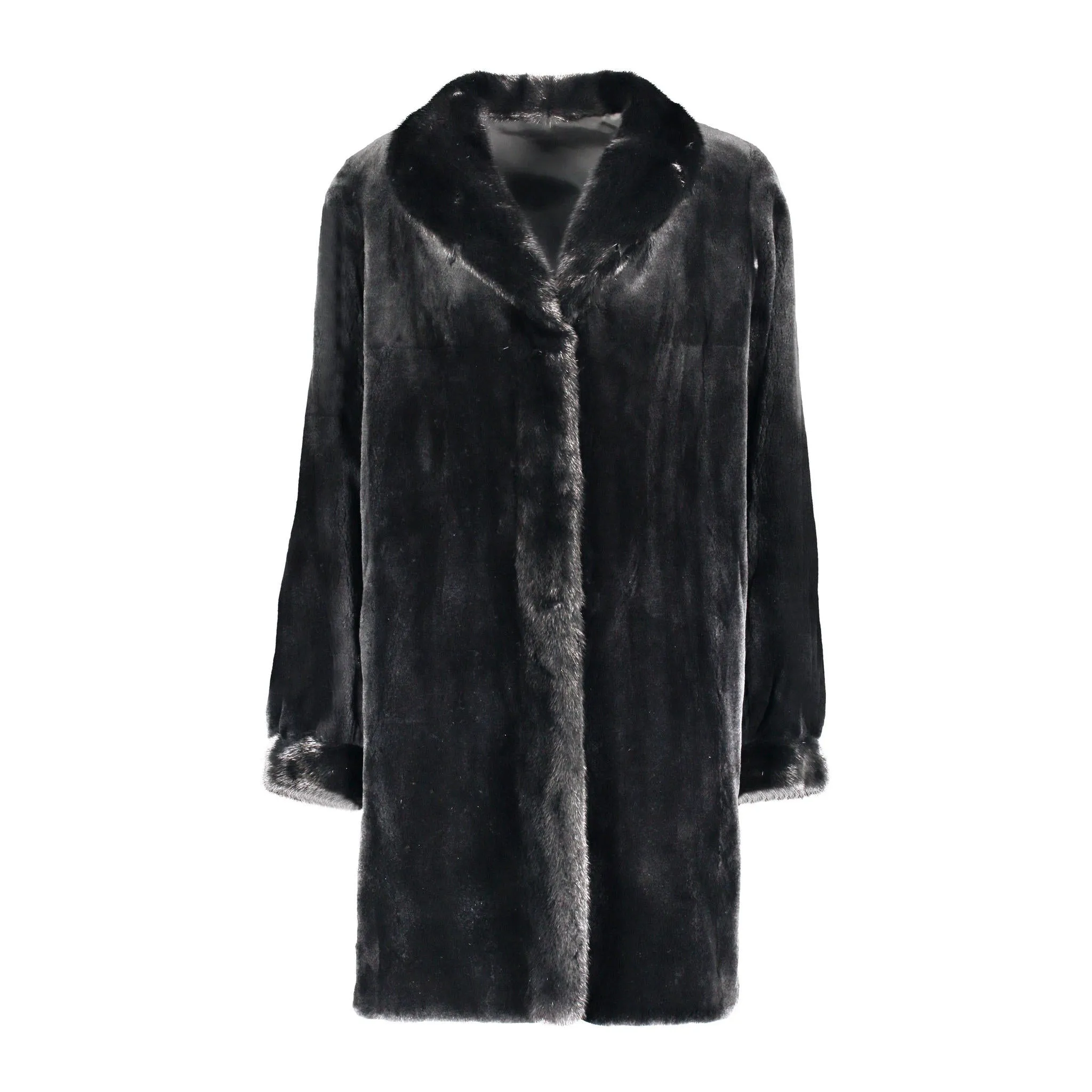 ZOEY Reversible Sheared Mink Fur Stroller
