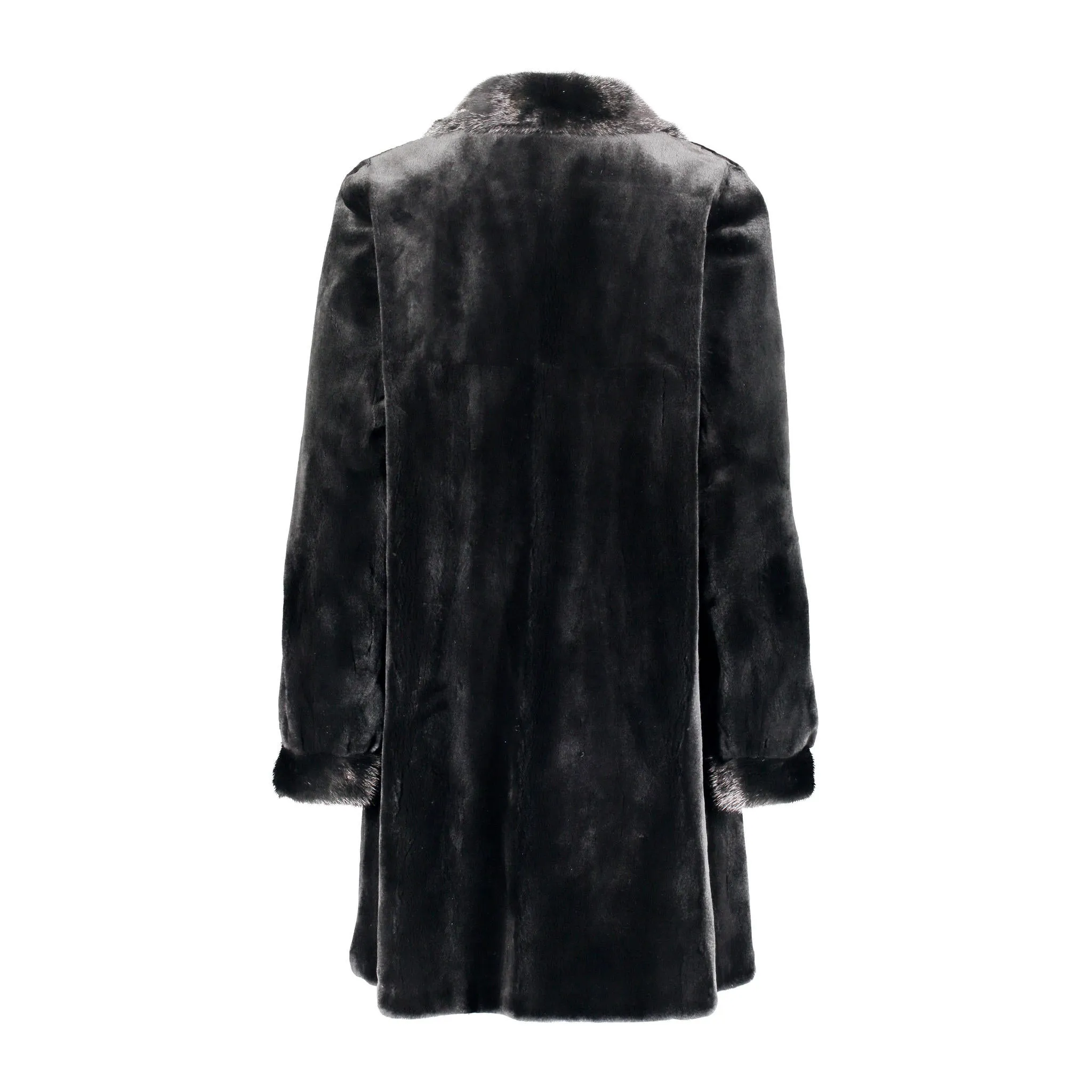 ZOEY Reversible Sheared Mink Fur Stroller